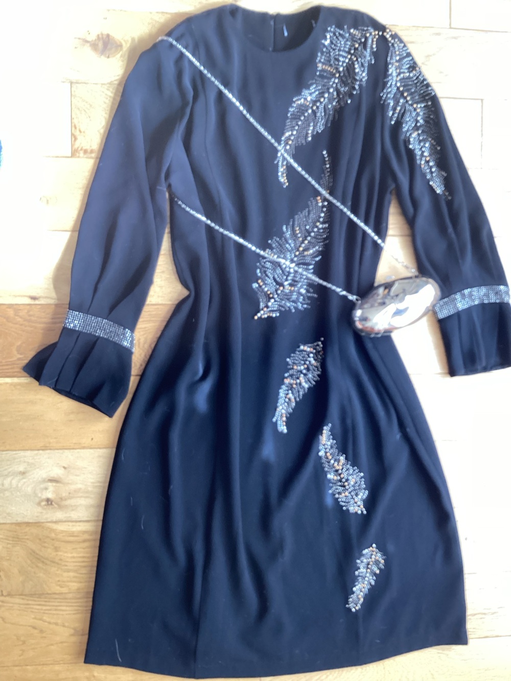 Black beaded dress
